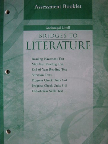 (image for) Bridges to Literature Level 3 Assessment Booklet (P)