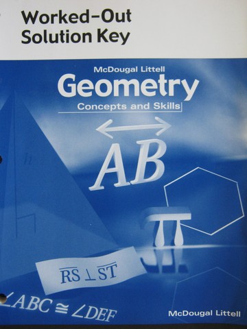 (image for) Geometry Concepts & Skills Worked-Out Solution Key (P)