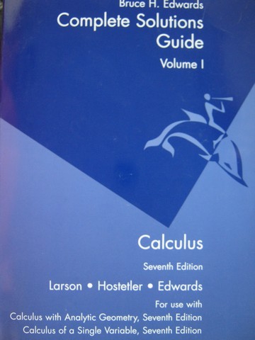 (image for) Calculus 7th Edition Complete Solutions Guide Volume 1 (P)