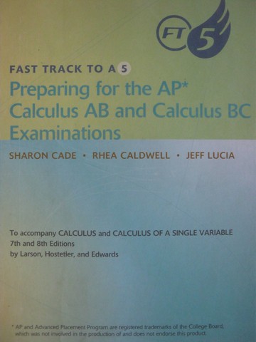 (image for) FT5 Preparing for the AP Calculus AB & BC Examinations (P)