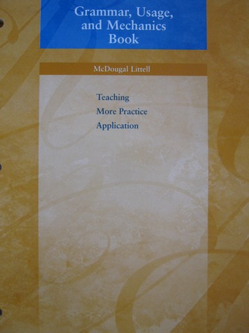 (image for) Grammar Usage & Mechanics Book 6 (P)