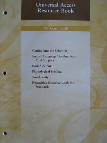 (image for) Universal Access Resource Book 6 (P)