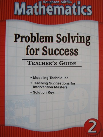 (image for) HM Mathematics 2 Problem Solving for Success TG (TE)(P)