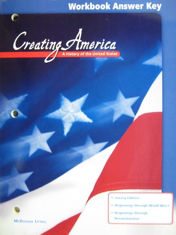 (image for) Creating America Workbook Answer Key (P)