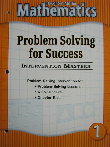 (image for) Mathematics 1 Problem Solving for Success (P)