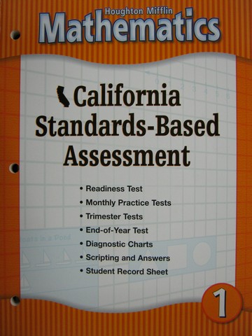 (image for) Mathematics 1 California Standards-Based Assessment (CA)(P)
