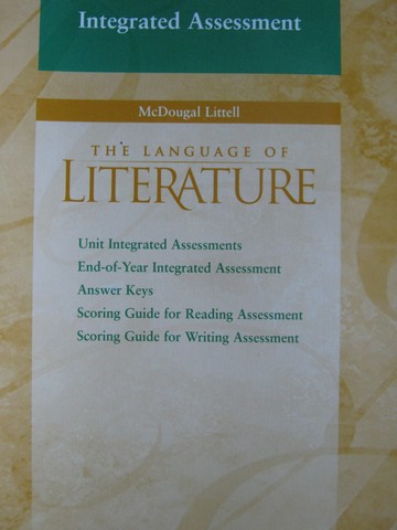 (image for) Language of Literature 6 Integrated Assessment (P)