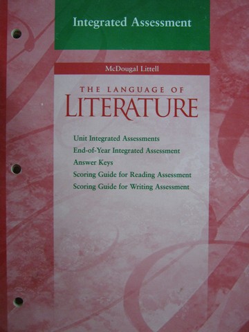 (image for) Language of Literature 7 Integrated Assessment (P)
