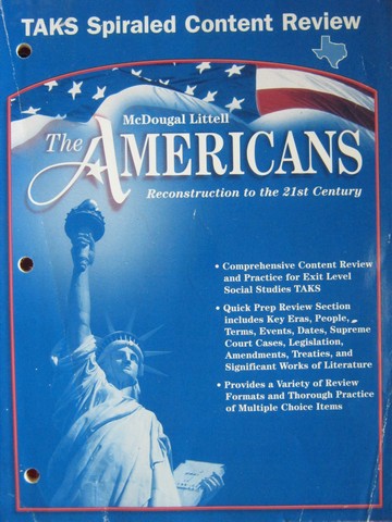 (image for) Americans TAKS Spiraled Content Review (TX)(P)