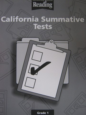 (image for) Reading 1 California Summative Tests BLM (CA)(P)