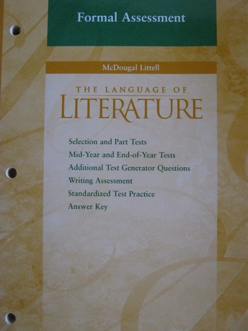 (image for) Language of Literature 6 Teacher's Resource Package (TE)(Pk)