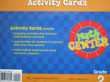 (image for) Math Center 2 Activity Cards (Pk)