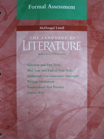 (image for) Language of Literature World Literature Formal Assessment (P)