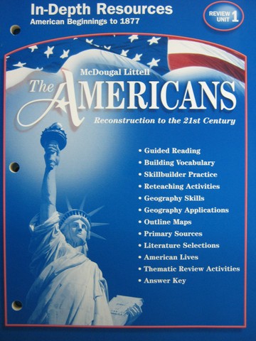 (image for) Americans In-Depth Resources Unit 1 (P)