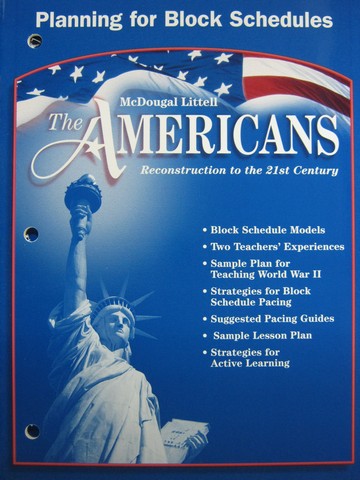 (image for) Americans Planning for Block Schedules (P)