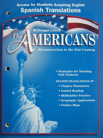 (image for) Americans Access for Students Acquiring English Spanish (P)