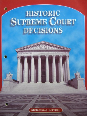 (image for) Historic Supreme Court Decisions (P)