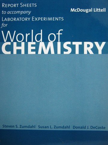 (image for) World of Chemistry Laboratory Experiments Report Sheets (P)
