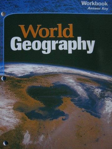(image for) World Geography Workbook Answer Key (P)