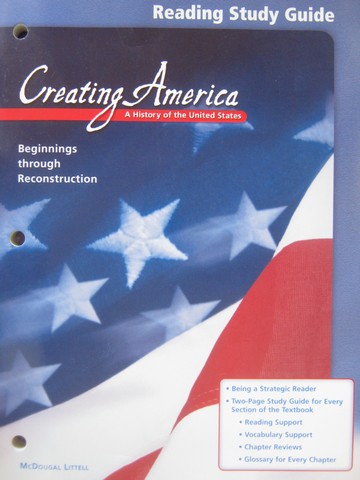 (image for) Creating America Reading Study Guide (P)