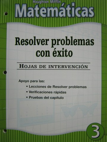 (image for) Matematicas 3 Resolver problemas con exito (P)