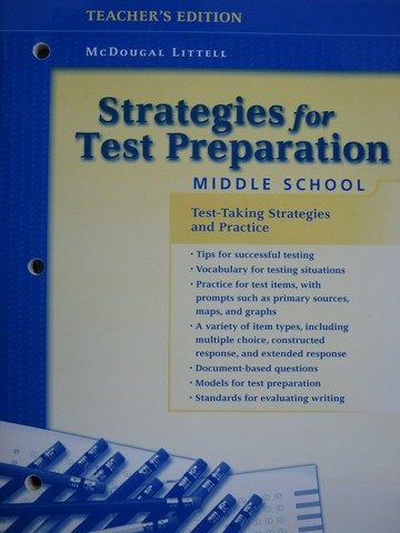 (image for) Strategies for Test Preparation MS Social Studies TE (TE)(P)