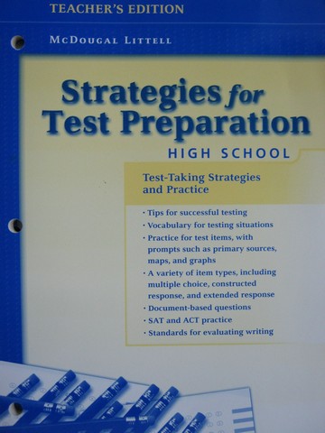 (image for) Strategies for Test Preparation HS Social Studies TE (TE)(P)