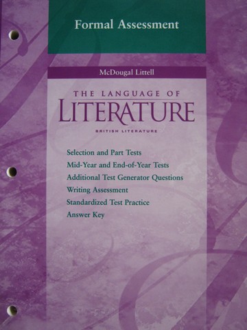 (image for) Language of Literature 12 Teacher's Resource Package (TE)(Pk)