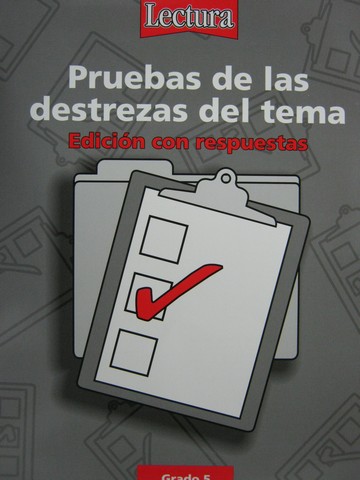 (image for) Lectura 5 Pruebas de las destrezas del tema (P)