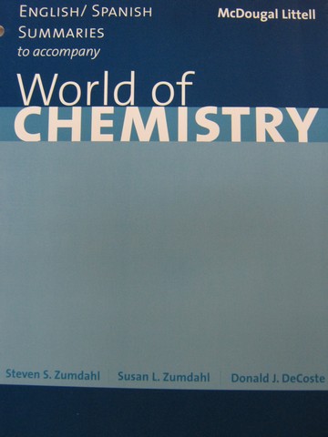 (image for) World of Chemistry English Spanish Summaries (P)