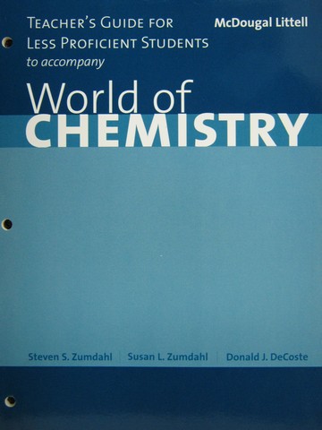 (image for) World of Chemistry Less Proficient Students TG (TE)(P)