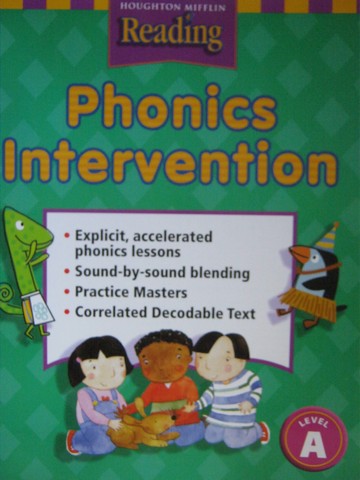 (image for) Phonics Intervention Level A TG (TE)(P) by Cooper, Pikulski,