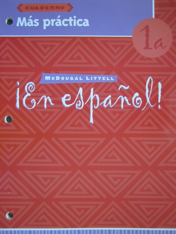 (image for) En espanol! 1a Cuaderno Mas practica (P)