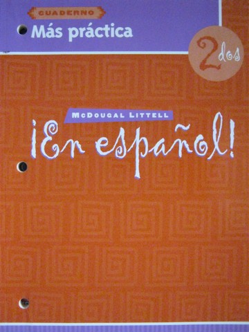 (image for) En espanol! 2dos Cuaderno Mas practica (P)