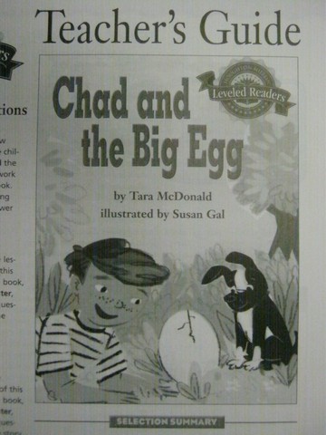 (image for) Leveled Readers 1 Chad & the Big Egg TG (TE)(P) by McDonald