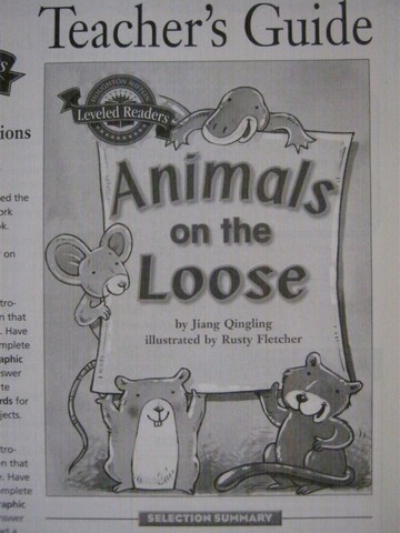(image for) Leveled Readers 2 Animals on the Loose TG (TE)(P) by Jiang