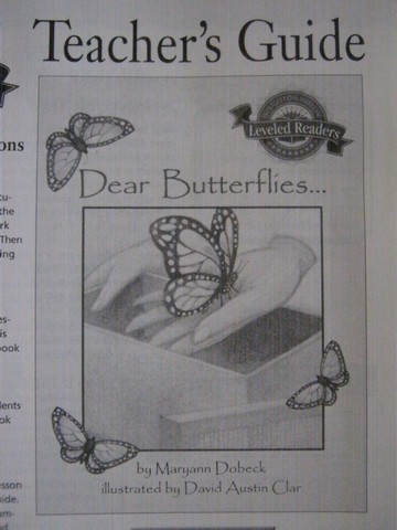 (image for) HM Leveled Readers 3 Dear Butterflies TG (TE)(P) by Dobeck
