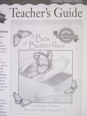 (image for) HM Leveled Readers LSE 3 A Box of Butterflies TG (TE)(P)