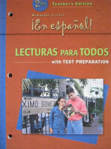 (image for) En espanol! 2dos Lecturas para todos with Test Prep TE (TE)(P)
