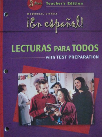 (image for) En espanol! 3tres Lecturas para todos with Test Prep TE (TE)(P)