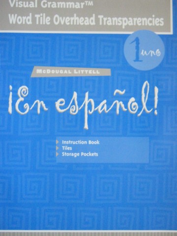 (image for) En espanol! 1uno Visual Grammar Instruction Book (P)