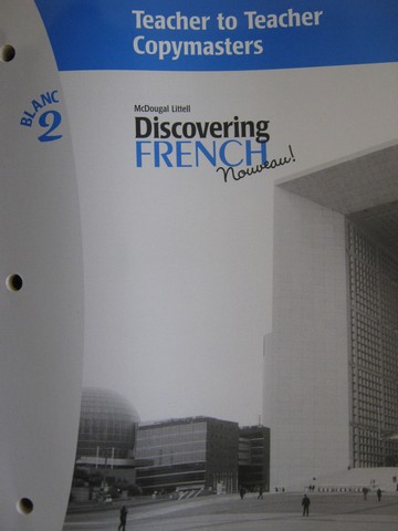 (image for) Discovering French Nouveau! Blanc 2 Teacher to Teacher (P)