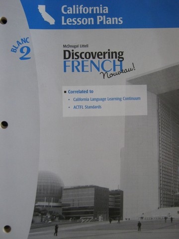 (image for) Discovering French Nouveau! Blanc 2 Lesson Plans (CA)(P)