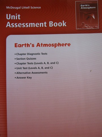 (image for) Earth's Atmosphere Unit Assessment Book (P)