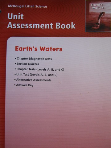 (image for) Earth's Waters Unit Assessment Book (P)