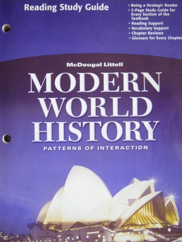 (image for) Modern World History Reading Study Guide (P)