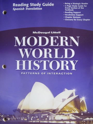 (image for) Modern World History Reading Study Guide Spanish Translation (P)