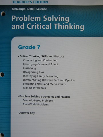 (image for) ML Science 7 Problem Solving & Critical Thinking TE (TE)(P)