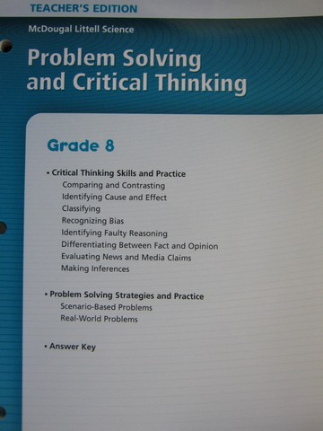 (image for) ML Science 8 Problem Solving & Critical Thinking TE (TE)(P)