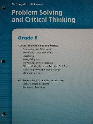 (image for) ML Science 8 Problem Solving & Critical Thinking (P)